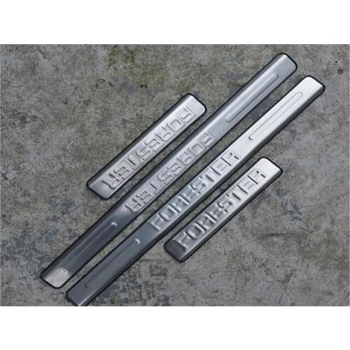 Car-Styling For SUBARU Forester SJ 2013-2018 High Quality Stainless Steel External Scuff Plate/Door Sill