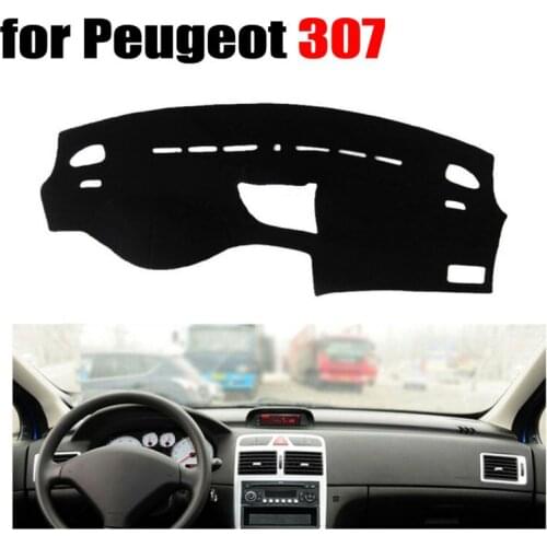 Car dashboard covers mat for Peugeot 307 all the years Left hand drive dashmat pad dash cover auto dashboard accessories