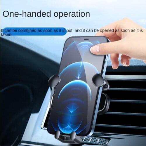 Car Phone Holder Cartoon Automatic Gravity Sensor Multi-Function Air Outlet Mobile Phone Navigation Holder Car decoration