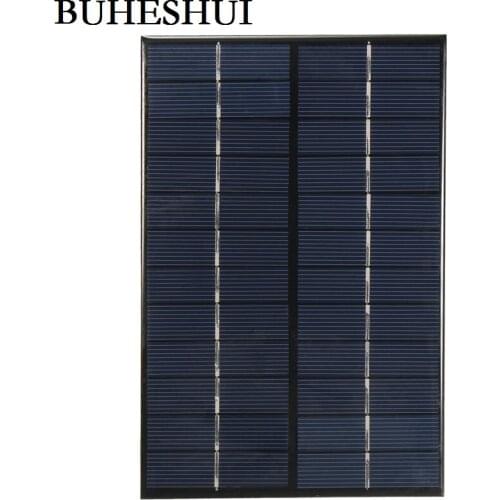 BUHESHUI 4.2W 12V Solar Cell Solar Module Polycrystalline Solar Panel DIY Solar Charger System 200*130*3MM 5pcs/lot FreeShipping