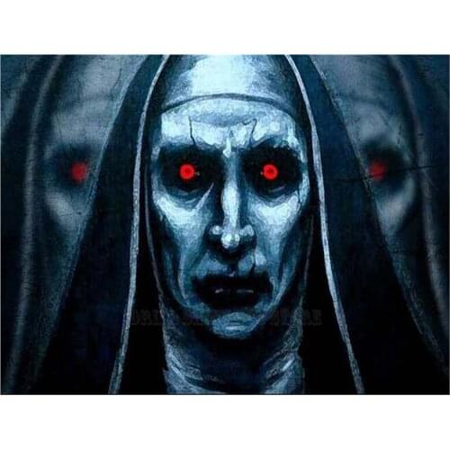 Diamond painting "Horror movie character valak" Home wall decoration Halloween gift 5D DIY full embroidery mosaic pattern