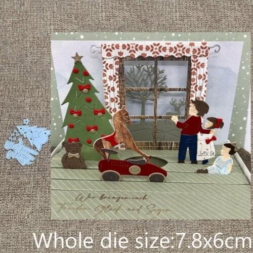 XLDesign Craft Metal stencil mold Cutting Dies children tree decoration scrapbook die cuts Album Paper Card Craft Embossing