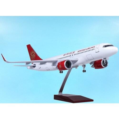 NEO JUNYAO China Airline Airway Resin Aircraft 1/80 Airbus 47CM Aviation Model A320 Gift Collection Gift W Standable Airplane