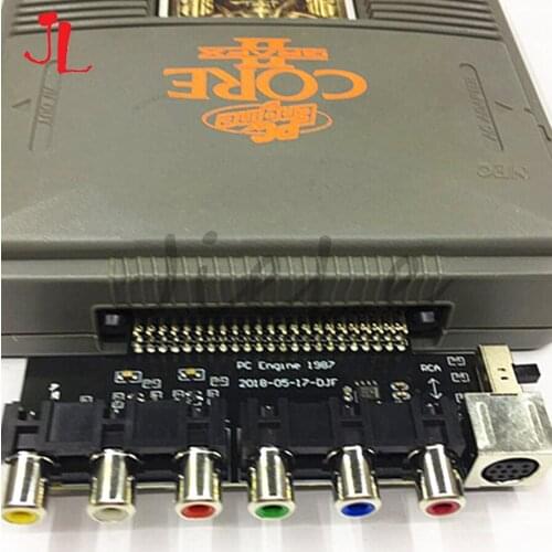 New RGBS Card Video Booster RGBS Signal Output Audio Output for NEC PCE PC Engine Console for Grafx TV AC RGBS Conveter