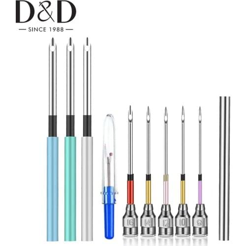 Embroidery Punch Needle Crochet Knitting Embroidery Pen with Seam Ripper Cross Stitch Kits for Embroidery Sewing Accessories