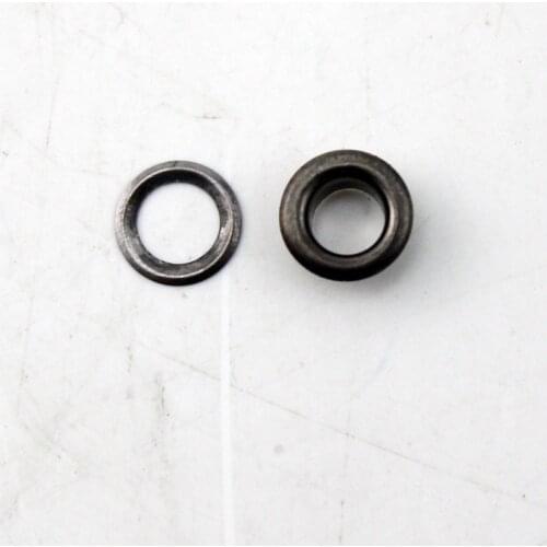 300set 6mm eyelet Black Nickel metal copper eyelets buttons clothes accessory handbag findings