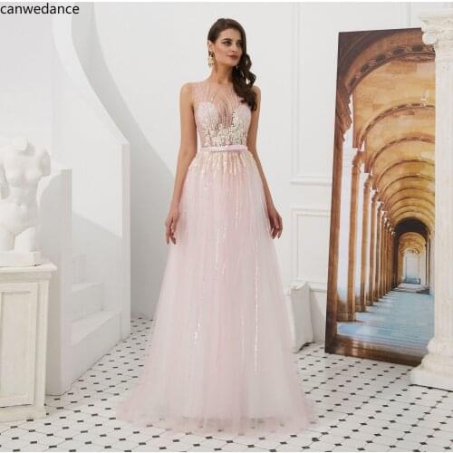 Sapphire Bridal Sexy Illusion Tulle A-line Evening Dress Vestido De Festa Princess Prom Gown Formal Party Dress New Arrival