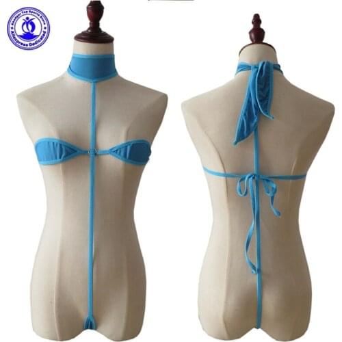 Sexy G-String Exotic Micro One Piece Swimwear Female Beach Sunbathing Bikinis Women Clubwear Costume Thong Swimsuit Bathing Suit