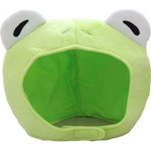 Women Girls Cute Rabbit Ears Frog Animal Earflap Hat Winter Warm Plush Beanie Cap Cosplay Costume Party Supplies Photo Props