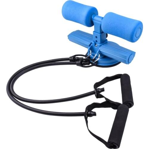 Sit Up Bar Fitness Resistance Bands Abdominal Exercise Assistant Set Machine Elastic Workout Equipment Home Gym Press Trainer