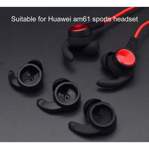 3 Pairs Silicone Earphone Protective Cover Ear Caps Replacement for HUAWEI AM61