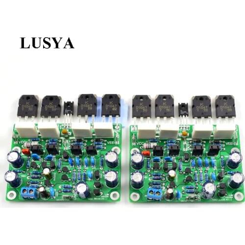 Lusya 2pcs Class AB MX50X2 Audio Power Amplifier Base on Musical fidelity XA50 circuit DIY/finished F10-001