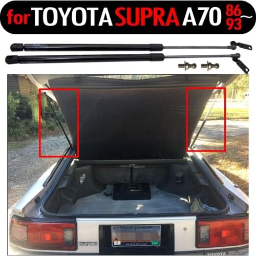 For Toyota Supra 1986-1993 Third generation (A70) 2pcs Rear Tailgate Trunk Boot Gas Charged Gas Struts Lift support Damper