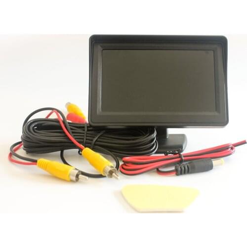 LCD car reversing image/vehicle monitoring display /4.3 display/parking LCD display