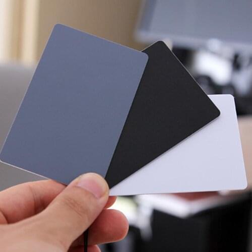 18-degree Gray Black White Balance Card Set Accurate Exposure Waterproof Card For Digital Camera