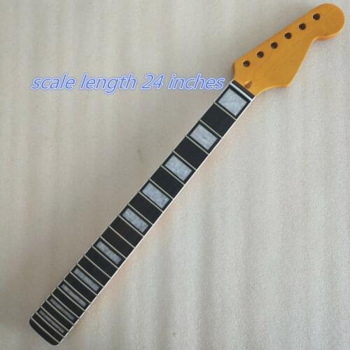 24 inch 22 fret Maple Neck Rosewood Fingerboard for ST style Electric Guitar neck