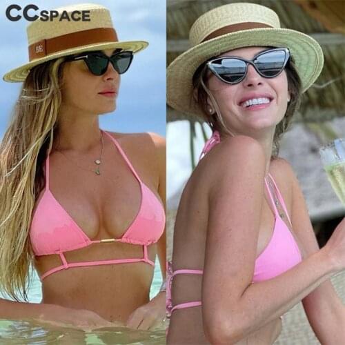 47580 Modern Oversized Cat-Eye Sunglasses Womens Fashion Brand Designer Sunshade Uv400 Retro Glasses