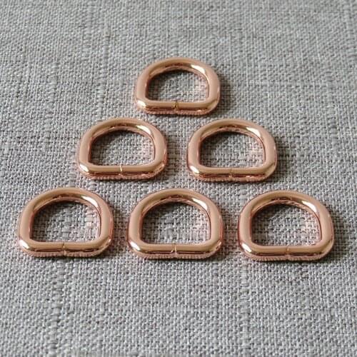 50 pcs 15mm 20mm 25mm 32mm straps metal buckle D ring DIY handbag backpack bag dog collar leash harness rope garment accessories