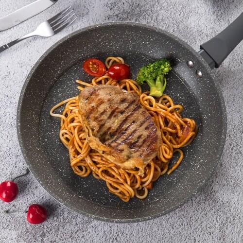 Yj Non Stick Pan Kitchen Pot Cooking Pan Pots and Pans Ollas De Cocina Pans Pancake Pan Cooking Frying Pan Skillet Cookware Pans