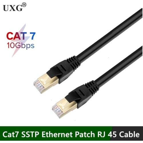 CAT7 Lan Cable RJ45 cat 7 cable rj 45 Ethernet Network Cable Short Patch Cord 30cm 10m 15m 20m for Laptop Router XBox PC Cable