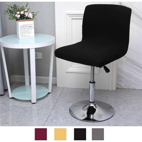 Pub Stool Chair Cover Washable Short Back Seat Covers Seat Case Protector