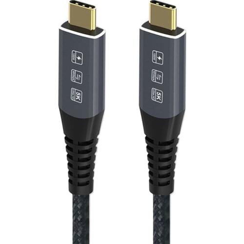 USB4 Cable 40Gbps with 100W Charging and 8K@30Hz 5K@60Hz Compatible with Thunderbolt3/4