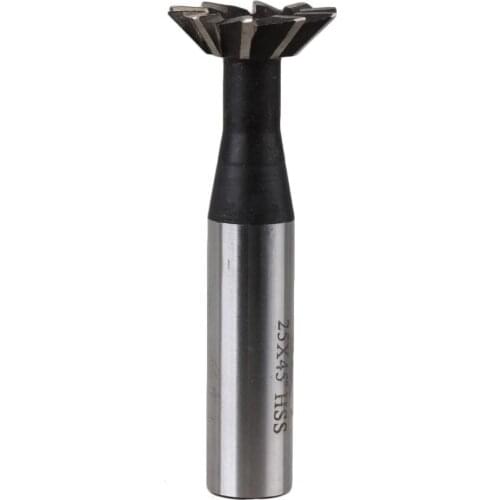 25mm x 45 Degree Straight Shank Dovetail Cutter End Milling Cutter 10 Flutes CNC Bit