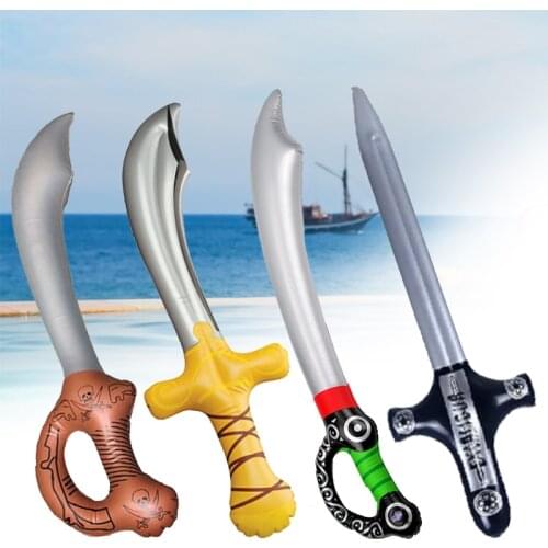 2021 Hot-selling Childrens Inflatable Pirate Sword Sword Toy Trophy Is Made Of High-quality, Waterproof And Durable PVC Plastic