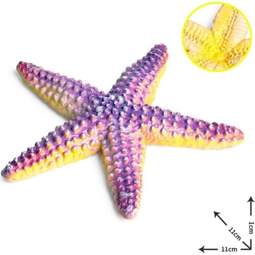 Starfish Model Action Figure Sea Animal Action Figures Collection PVC Children Cognitive Toys