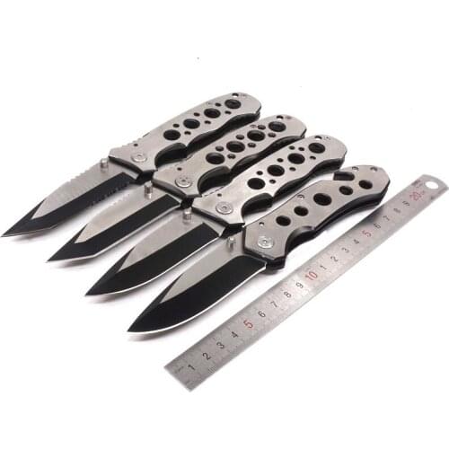Outdoor Folding Knife Survival Tactical Knife 440 Stainless Steel Blade Camping Hunting Pocket Knives EDC self-defense Tools