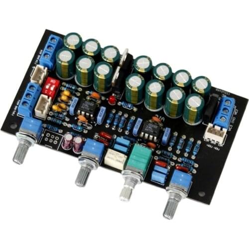 JJRC5532 OP AMP Preamp Amplifier Tone Board Treble Mid Bass Volume Control Tone Preamplifier