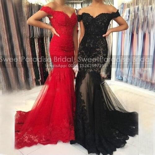 Luxury Heavy Beads Appliques Bridesmaid Dresses Mermaid Off Shoulder Women Long Sweep Train Wedding Party Dress Maid Of Honor