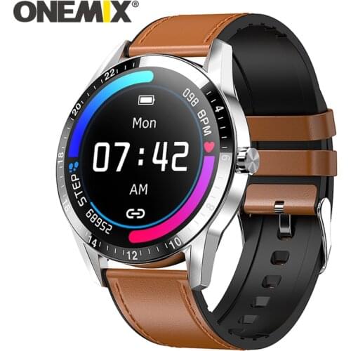 ONEMIX Men Sport Smart Watch Screen Fitness Waterproof Women With Blood Pressure Measurement Fitness Bracelet Wristband