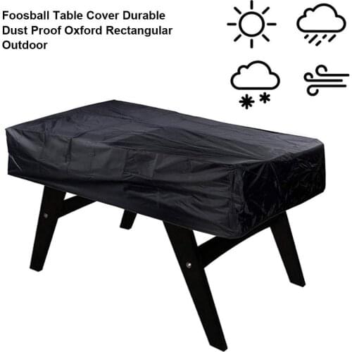 Scratch Resistant Dust Proof Cover Rectangular Stretching Protective Soccer Patio Chair Outdoor Waterproof Foosball Table Cover