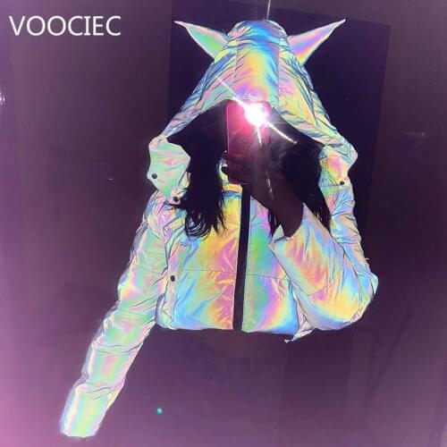 Женские пуховики-пальто VOOCIEC China At AliExpress