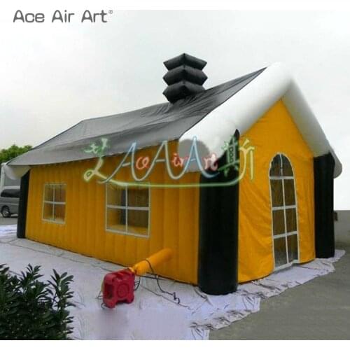High quality commercial outdoor inflatable tent exhibition house tent inflatable pub bar tent for sale