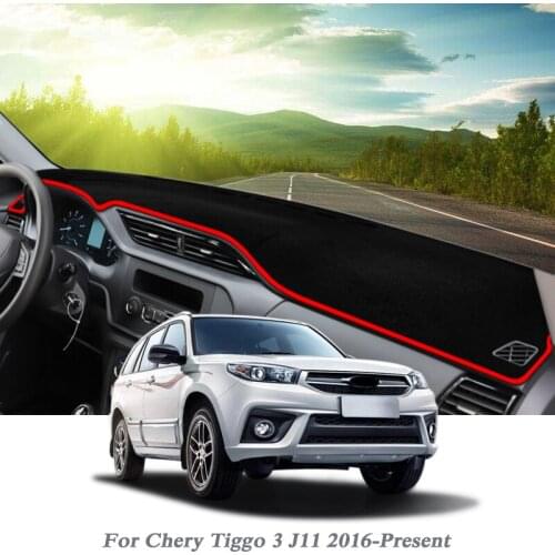 Car Styling Dashboard Protective Mat Shade Cushion Pad MAT For Chery Tiggo 3 J11 2016-Present LHD&RHD Internal Accessory
