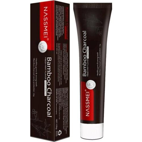 105g Bamboo Charcoal Toothpaste Black Activated Charcoal Charcoal Health Tooth Toothpas Breath,Oral Paste,Freshens Support Y6M8