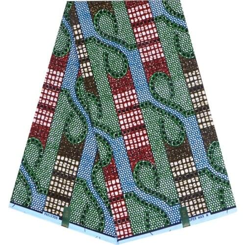 2019 Beautiful Elegant Pattern Print Pure Cotton African Pagne Ankara Veritable Real Wax Guaranteed Wax Fabric 6 Yards\Lot