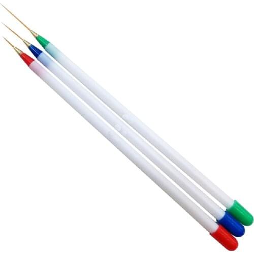 30 PCS 10 Pack 3 PEN NAIL ART TOOLS DRAW DRAWING LINE BRUSH Design Painting New