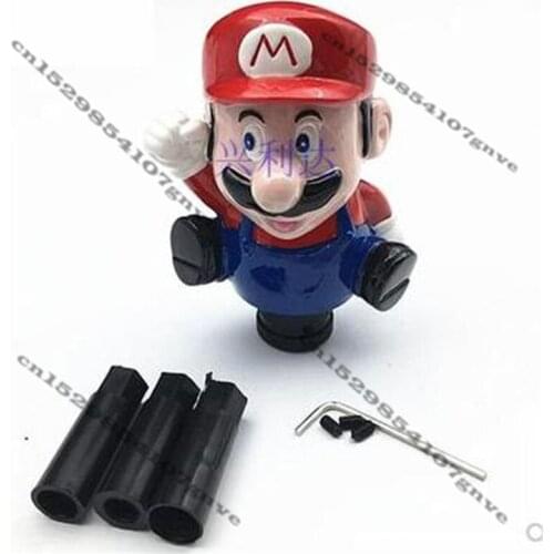 Car doll resin row block head manual shift lever shift handle head super Mary refitted handball head for Universal