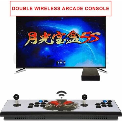Pandora 6S 1388 in 1 zero delay wireless arcade game console with arcade button and joystick VGA HDMI output