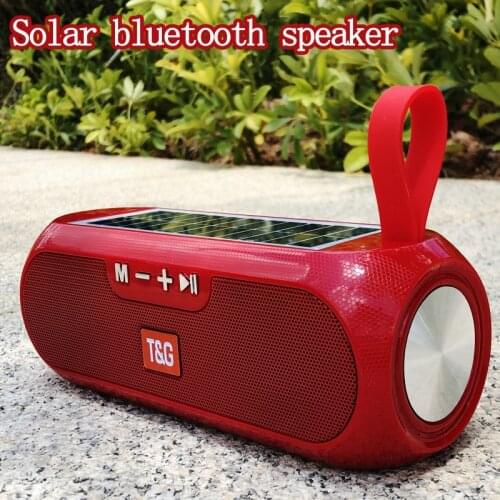 Wireless stereo music box, solar automatic charging, waterproof and moisture-proof outdoor bluetooth speaker for music center
