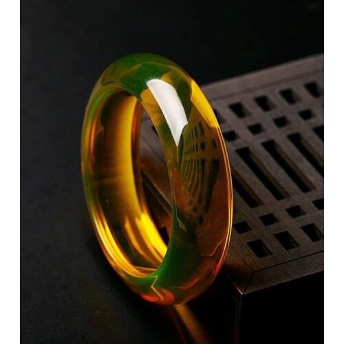 Natural Mexico Blue Amber Bangles For Women Men Genuine Certified Amber Fine Jewelry Bangle Gift For Ladies Bracelet Accessories