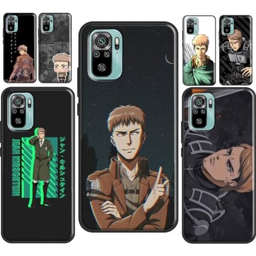 Jean Kirstein Attack on Titan For Xiaomi Redmi Note 9 Pro 8 8T 9S Note 10 Pro Cover For Redmi 9C 9A 9T K40 Phone Case