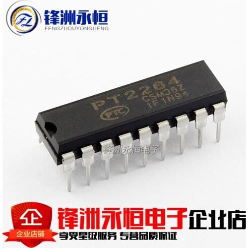 10pcs PT2264 DIP18 2264 DIP wireless remote control chip