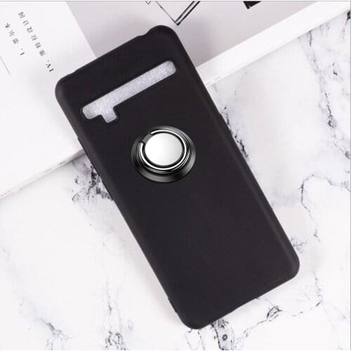 For TCL 10L 10 Lite Case Cover Finger Ring Slim Skin Coque For TCL 10 Pro Case Metal Car Magnetic Holder Cover
