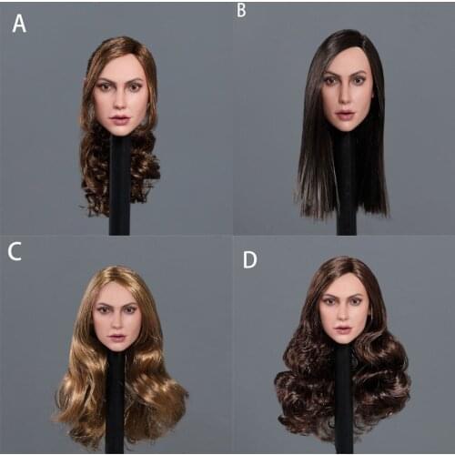 GC034 1/6 Scale Female European beauty star head sculpture Model For 12'' Action Figure Body DIY Accessories