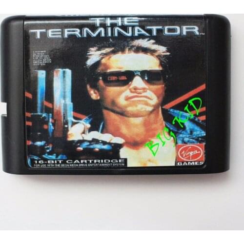 The Terminator 16 bit SEGA MD Game Card For Sega Mega Drive For Genesis