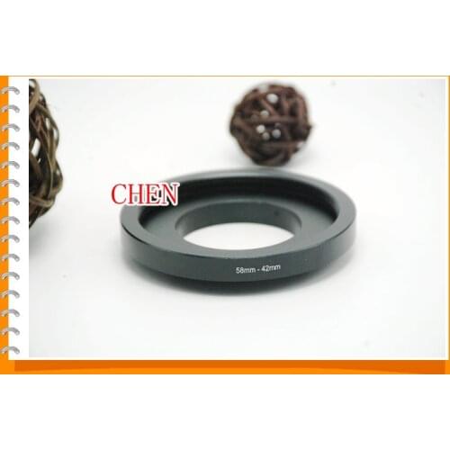 Lens Adapter Ring: M58(1)-M42(1) matte finish, aluminum alloy Thickness 7.5 mm